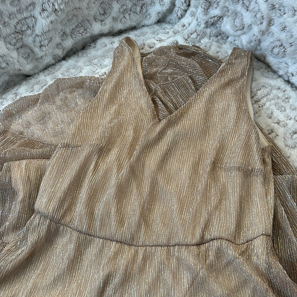 Bridal guest dress rose gold small